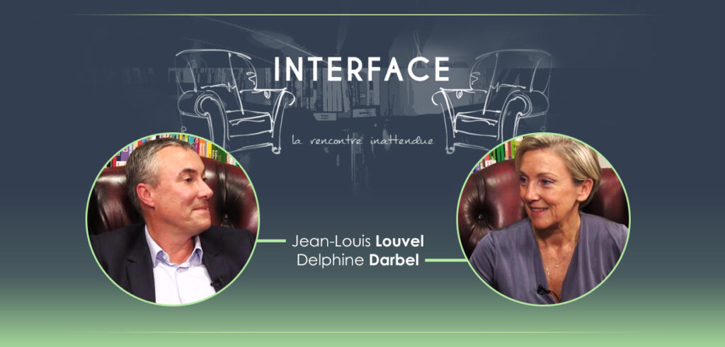 Delphine Darbel rencontre Jean-Louis Louvel dans l'émission Interface - La rencontre inattendue (Paris Normandie).